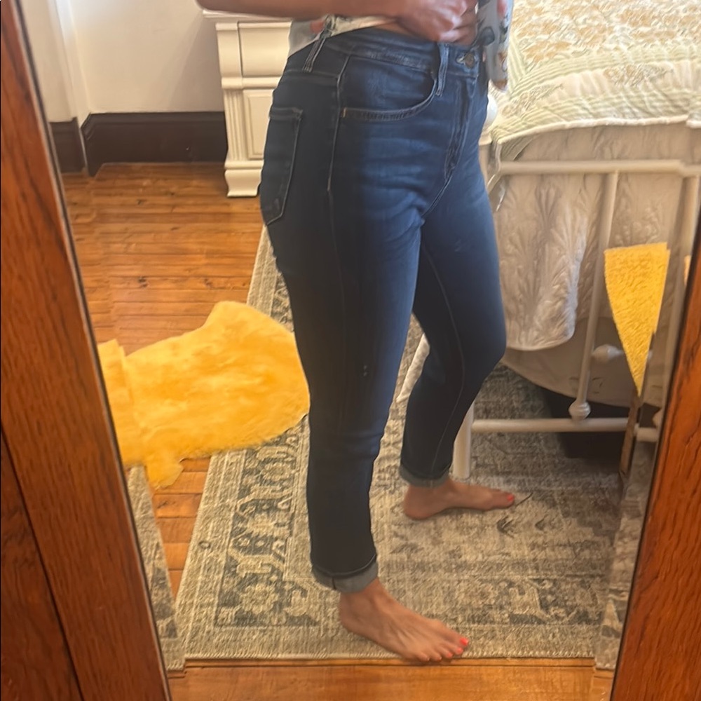 Flying Monkey Dark Indigo Ankle Jeans